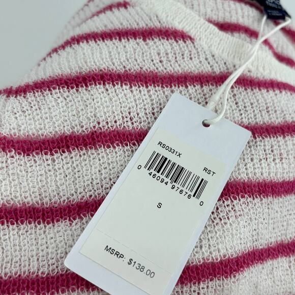 Splendid Striped Twist Hem Sleeveless Sweater Tank Top - Picture 9 of 11